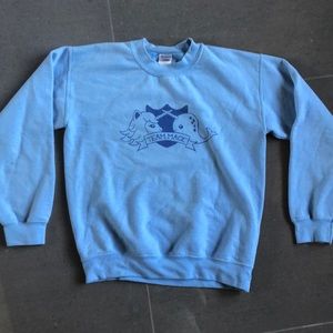 Unicorn and narwhal magic blue sweatshirt